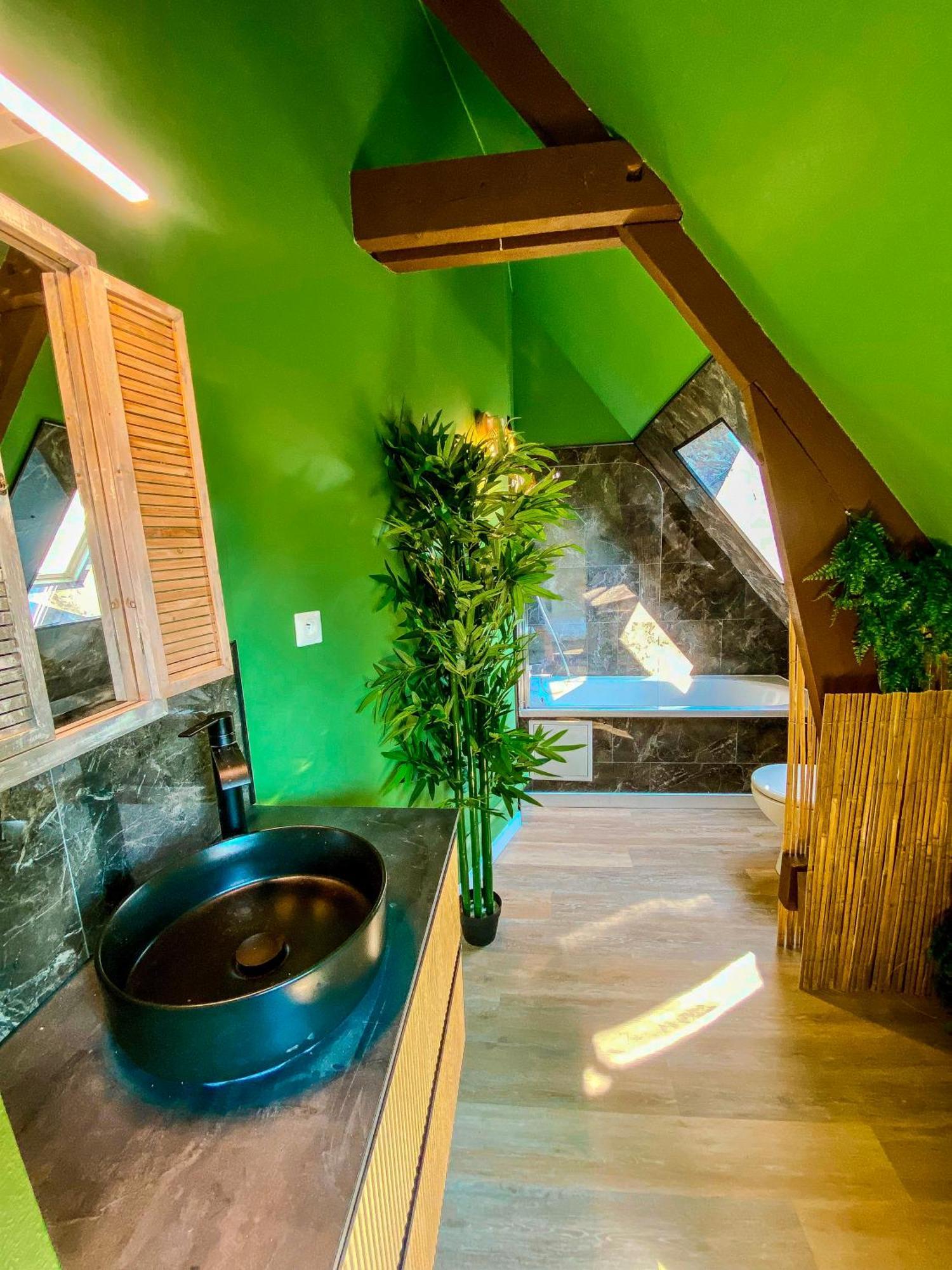 La Kabane , Appartement Proche Centre Et Plage Avec Experience Decoration Jungle Unique 勒波泰勒 外观 照片